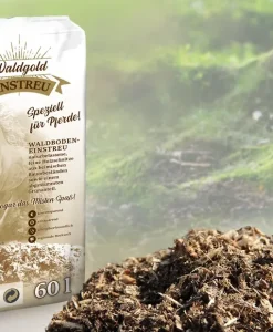 Waldgold Waldboden Pferdeeinstreu Palette 51 Säcke á 60L